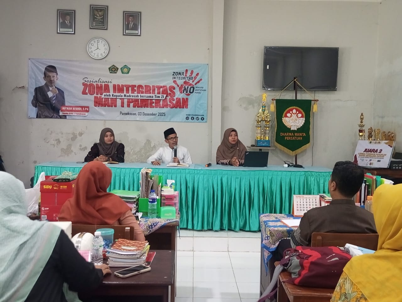Madrasah Menuju Wilayah Bebas Korupsi: “Sosialisasi Zona Integritas Digelar”